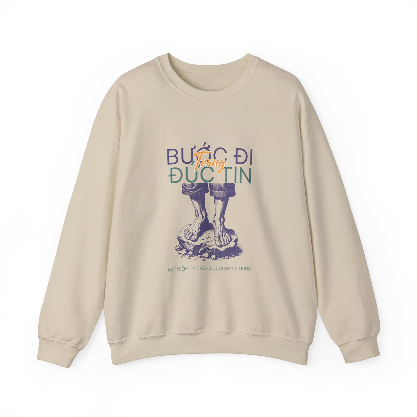 Inspirational Unisex Heavy Blend™ Crewneck Sweatshirt - Motivational Quote Design