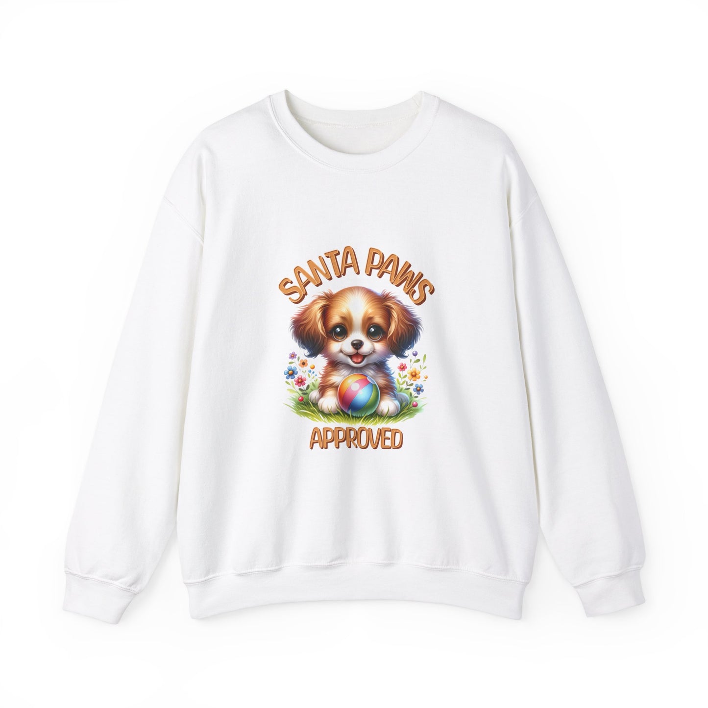 Santa Paws Approved Unisex Crewneck Sweatshirt - Cozy Holiday Wear for Dog Lovers