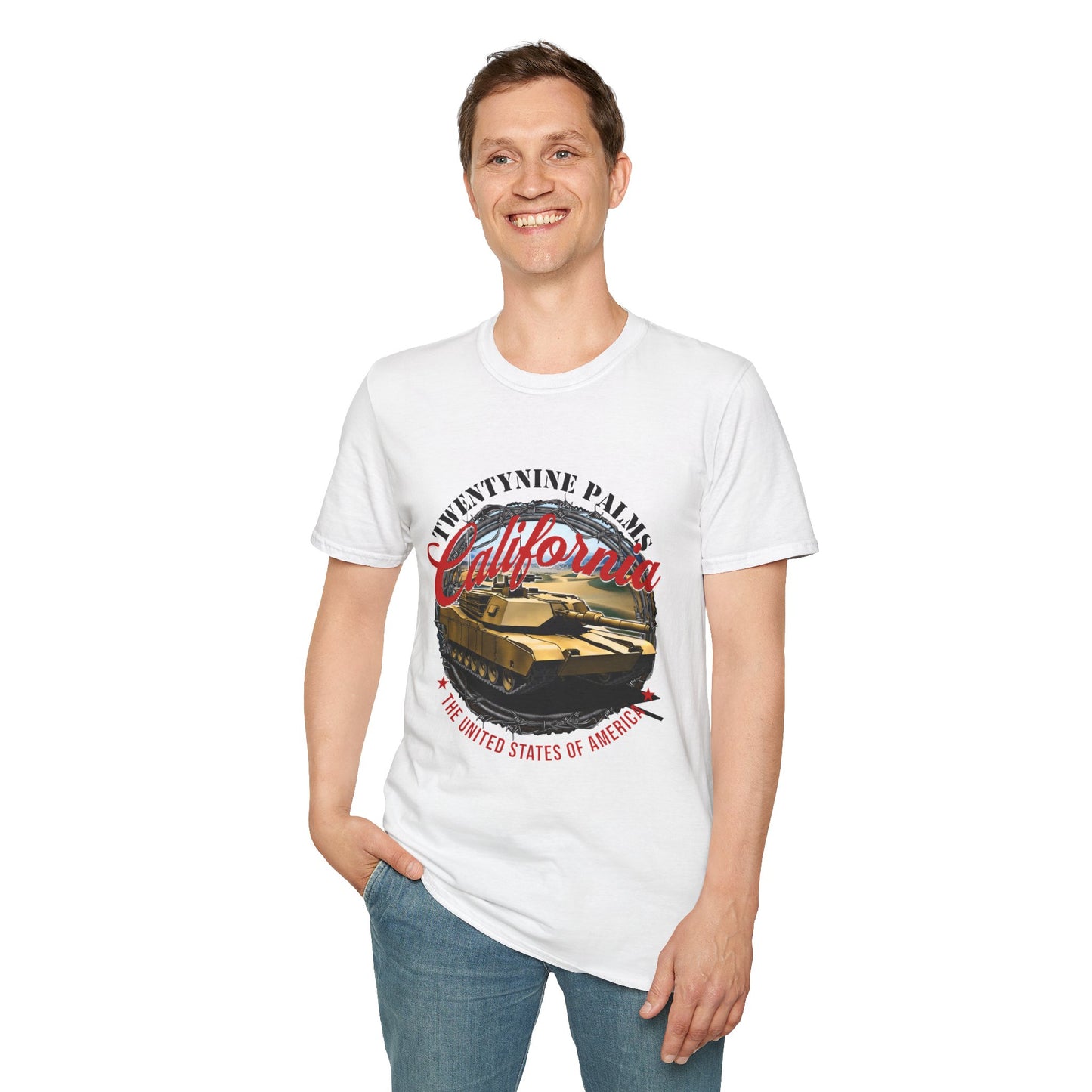 Unisex California Twentynine Palms T-Shirt | Vintage Military Style Graphic Tee