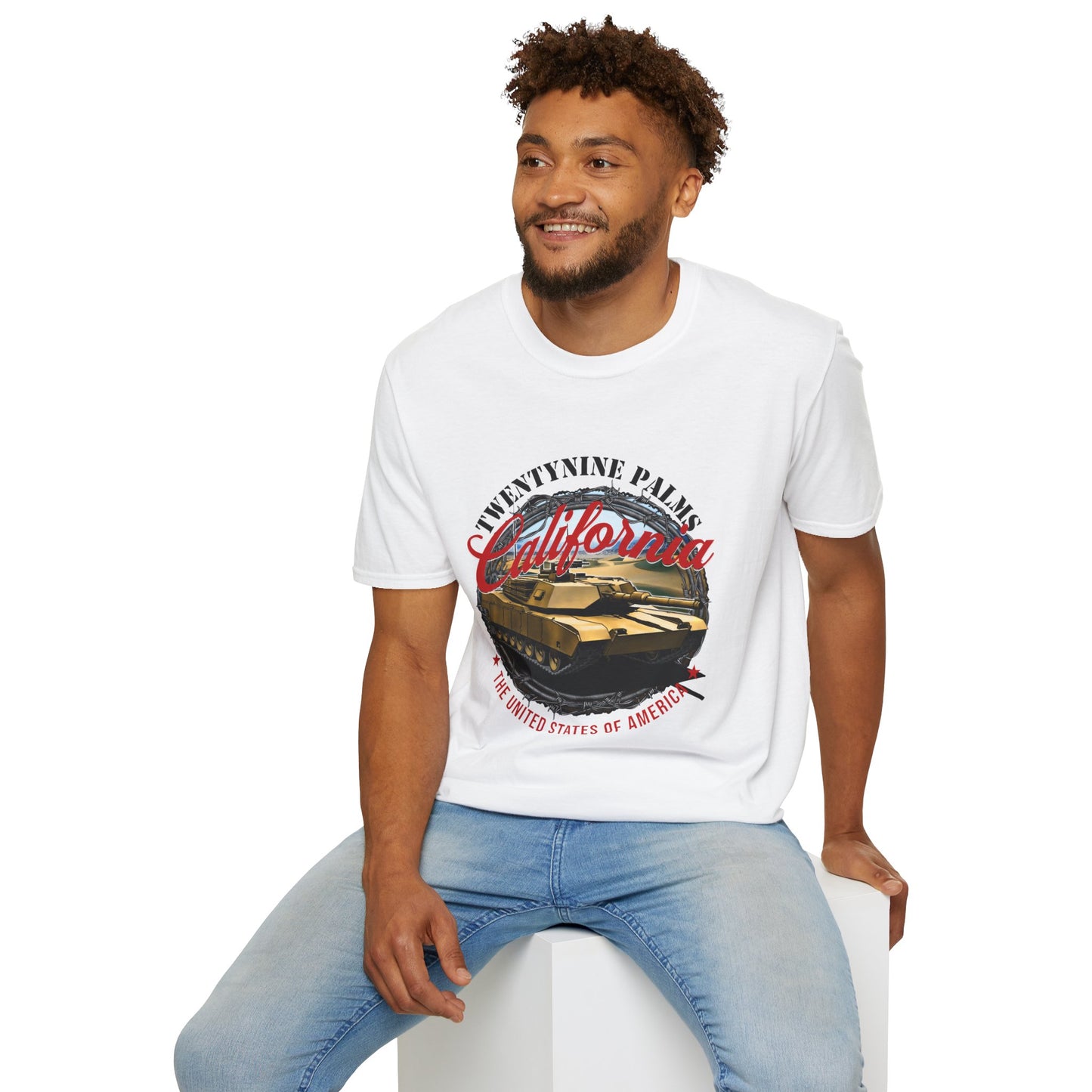 Unisex California Twentynine Palms T-Shirt | Vintage Military Style Graphic Tee