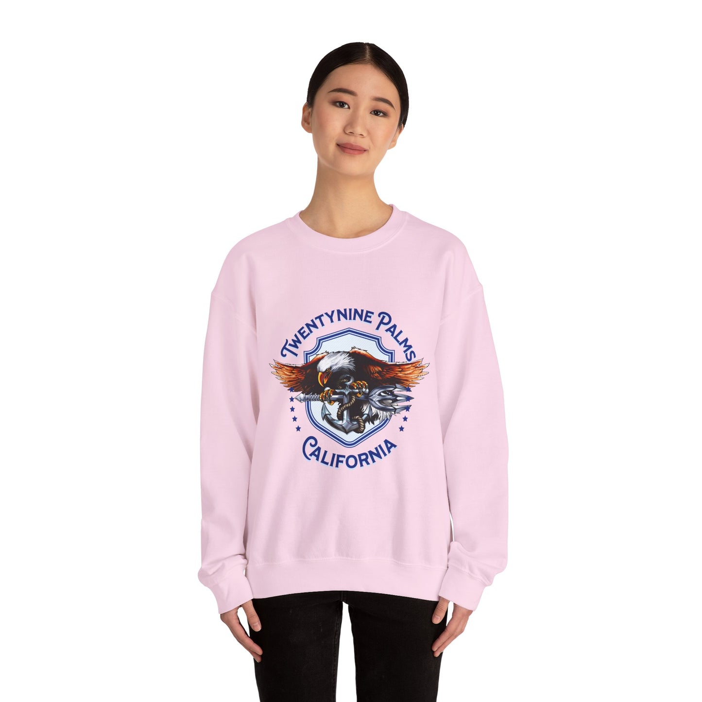 TwentyNine Palms California Eagle Sweatshirt - Unisex Heavy Blend™ Crewneck