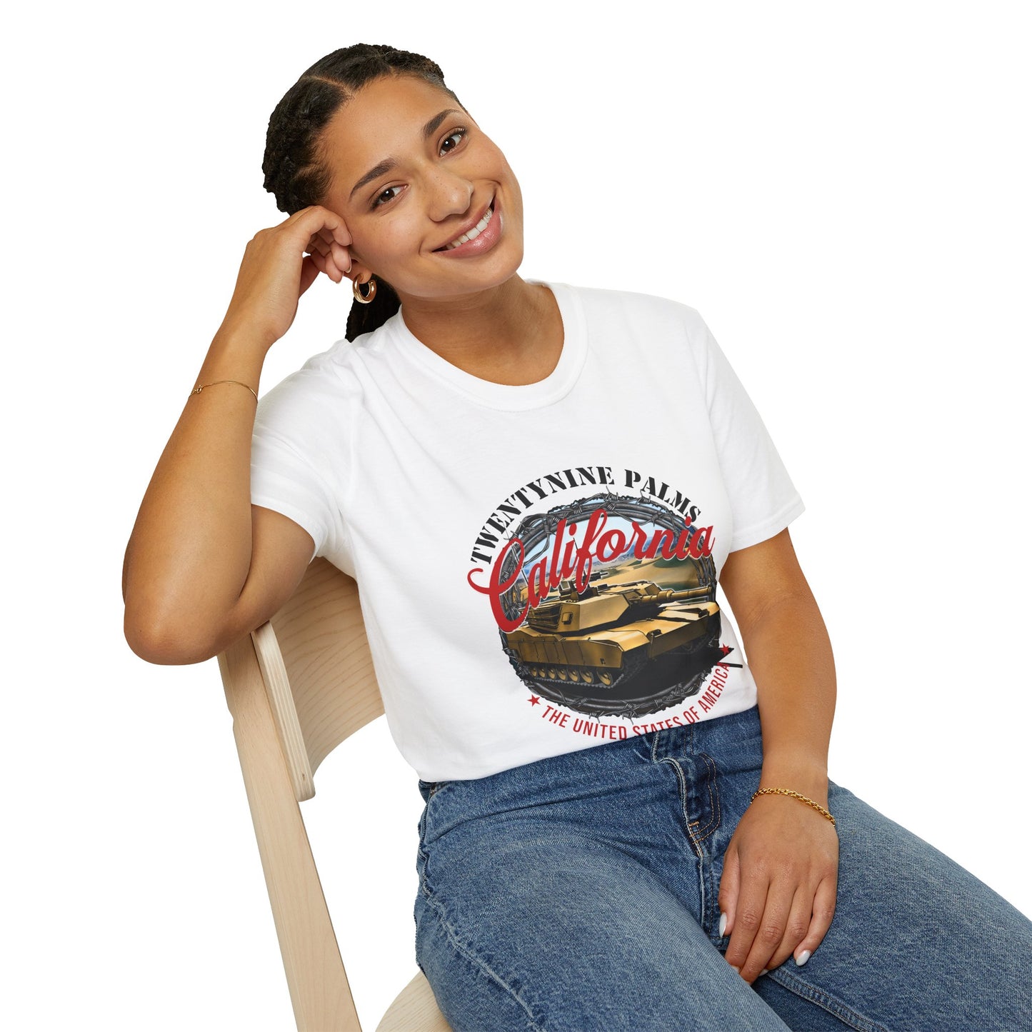 Unisex California Twentynine Palms T-Shirt | Vintage Military Style Graphic Tee