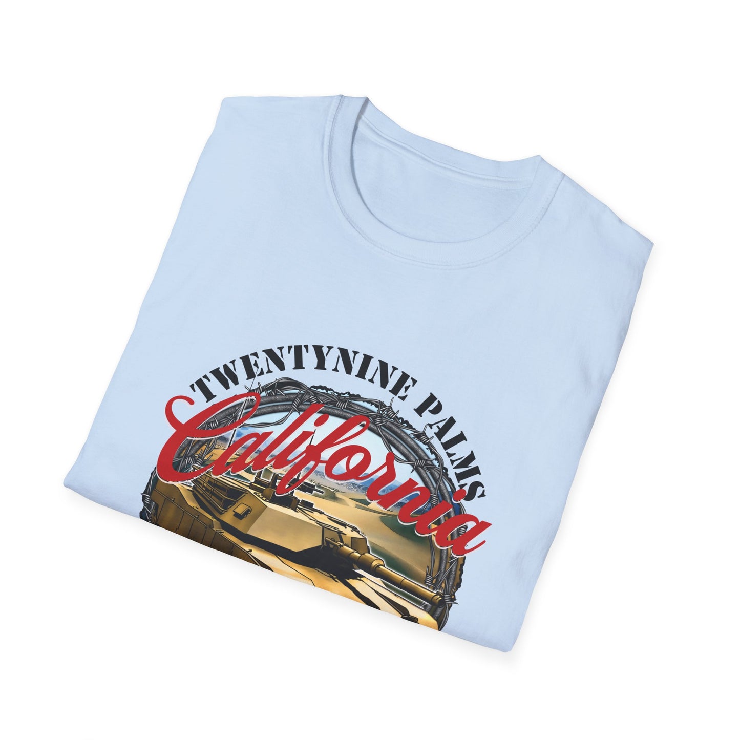 Unisex California Twentynine Palms T-Shirt | Vintage Military Style Graphic Tee