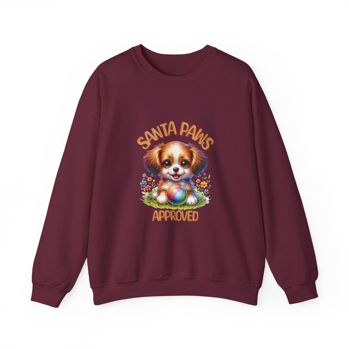 Santa Paws Approved Unisex Crewneck Sweatshirt - Cozy Holiday Wear for Dog Lovers