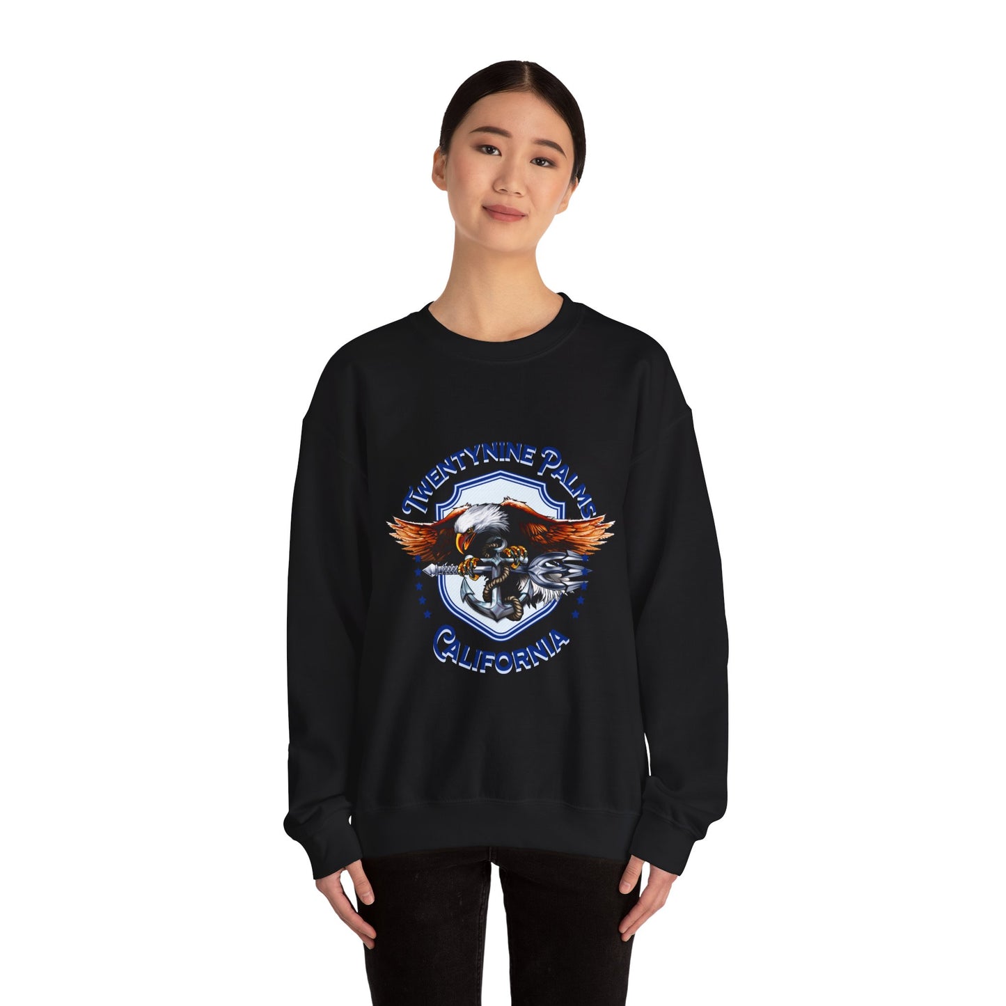 TwentyNine Palms California Eagle Sweatshirt - Unisex Heavy Blend™ Crewneck