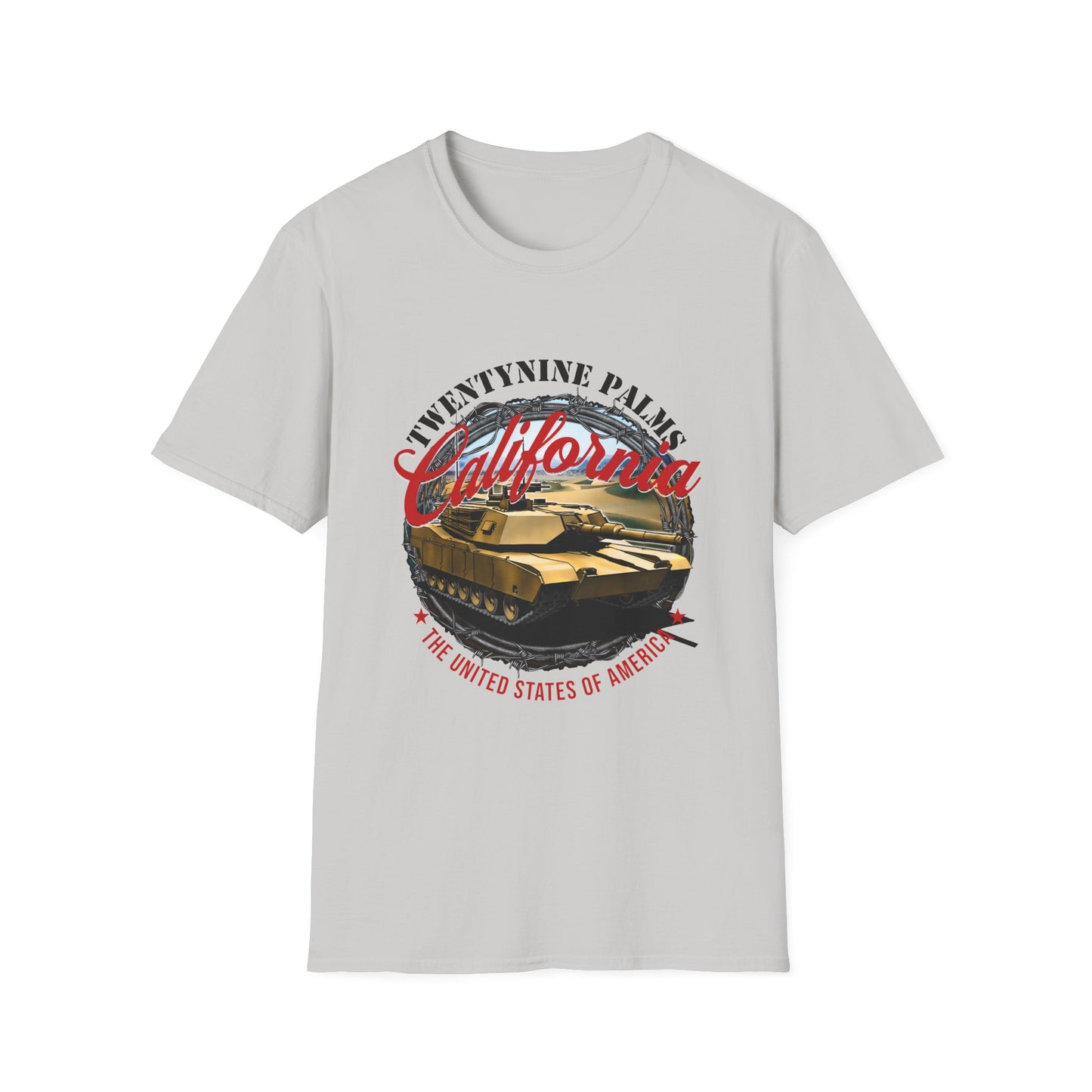 Unisex California Twentynine Palms T-Shirt | Vintage Military Style Graphic Tee