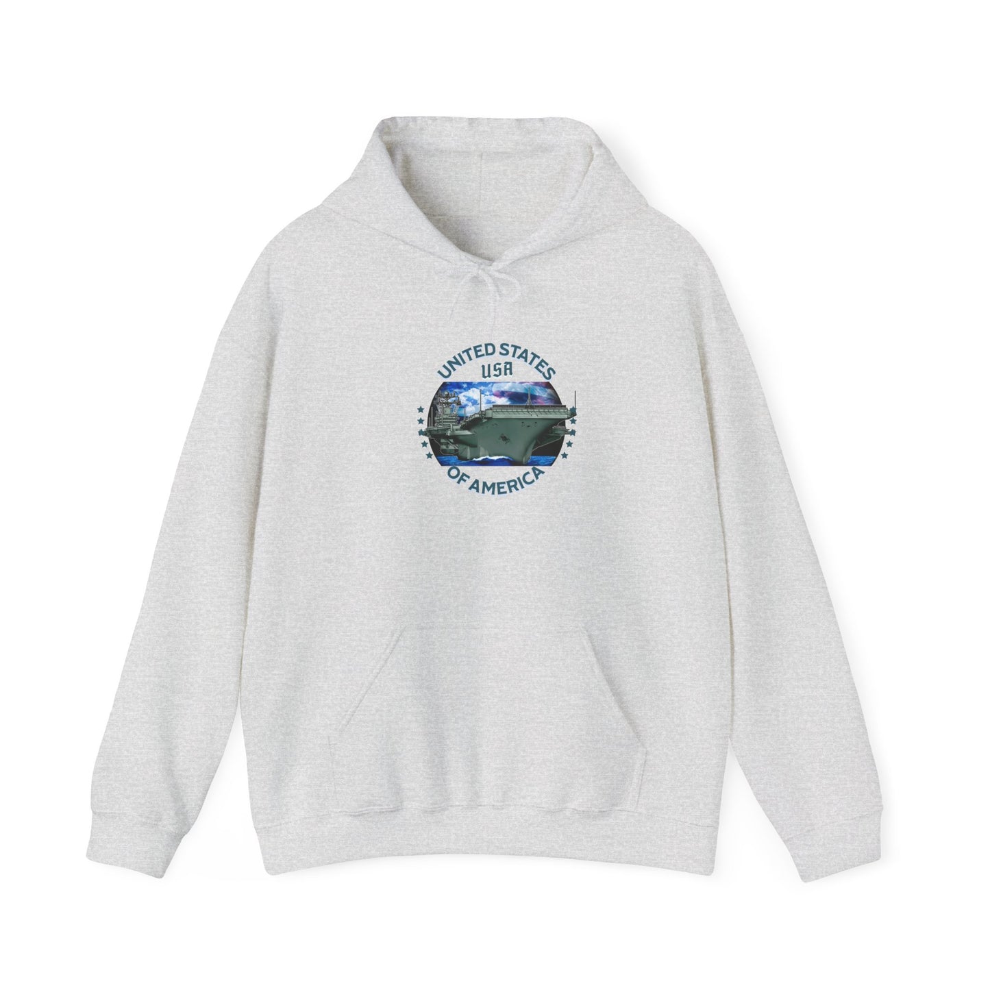 USA Vintage Graphic Unisex Hoodie - Perfect for Travel Enthusiasts