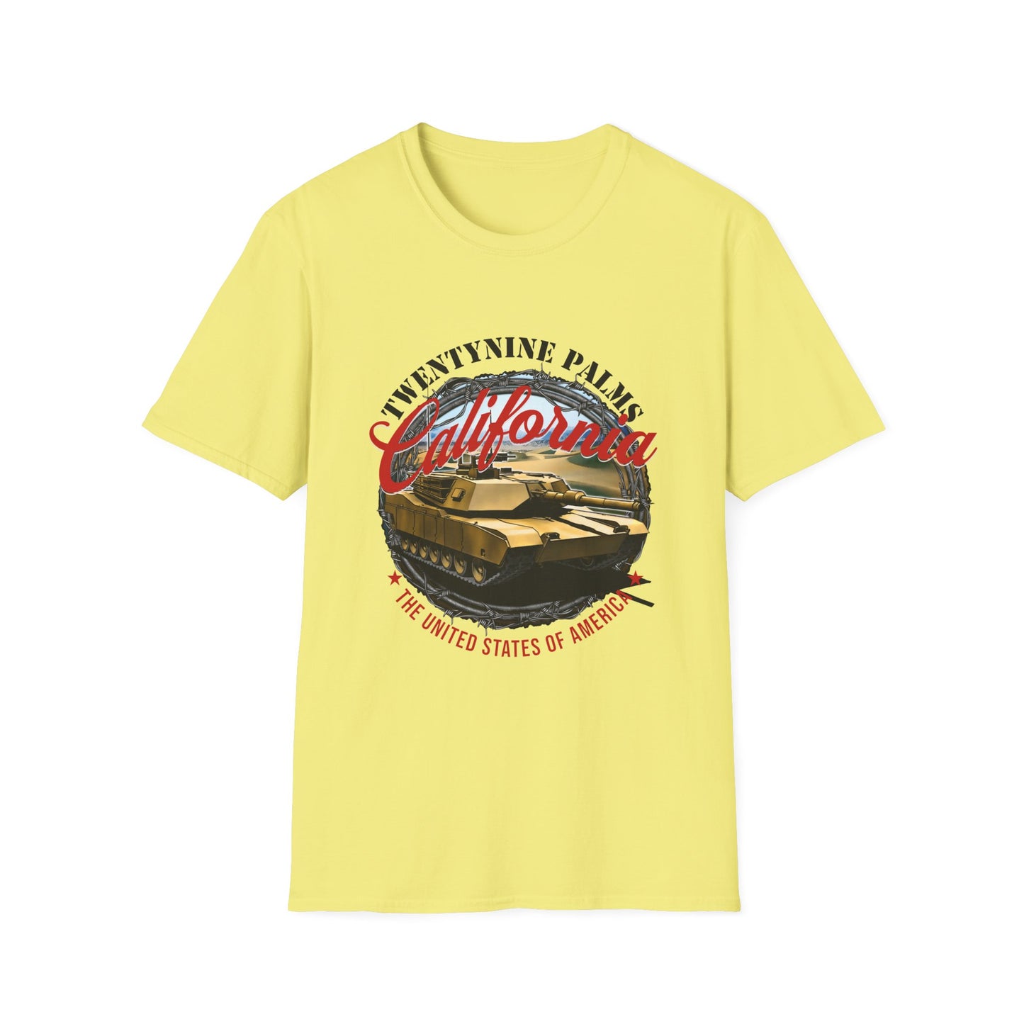 Unisex California Twentynine Palms T-Shirt | Vintage Military Style Graphic Tee