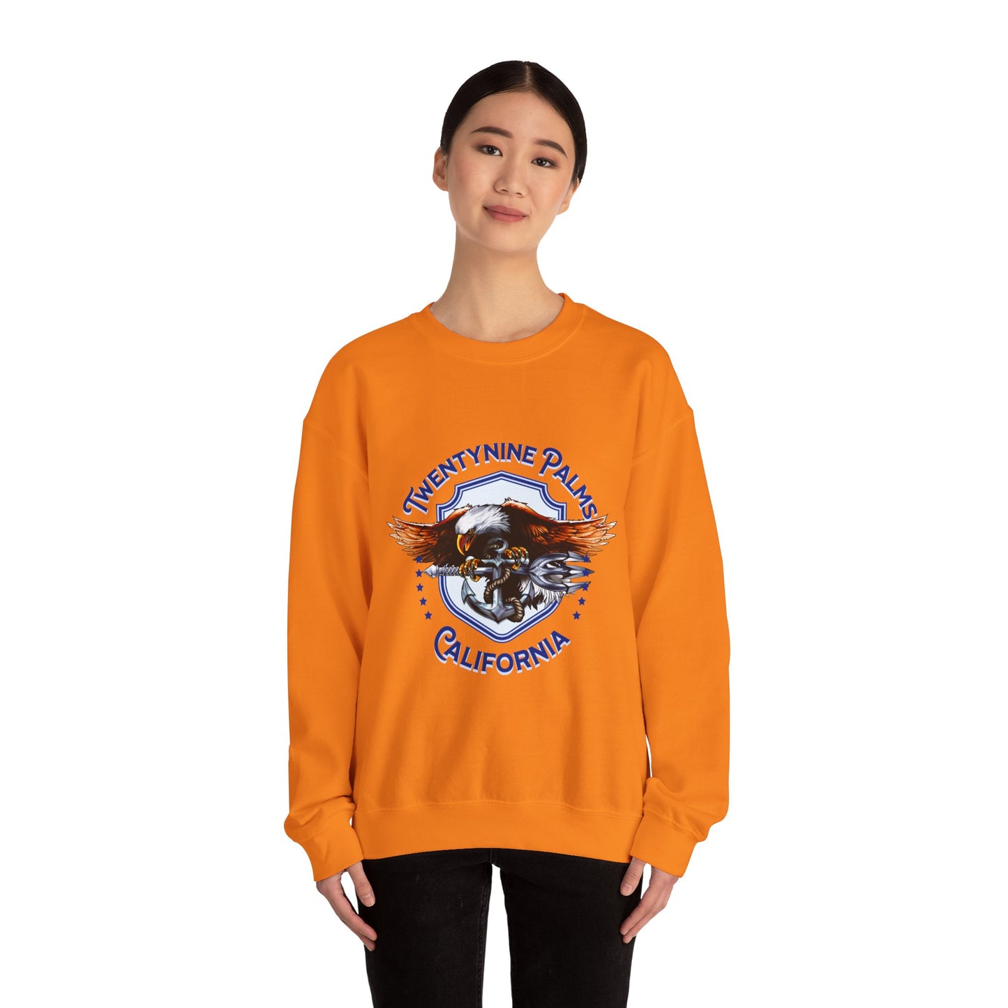 TwentyNine Palms California Eagle Sweatshirt - Unisex Heavy Blend™ Crewneck