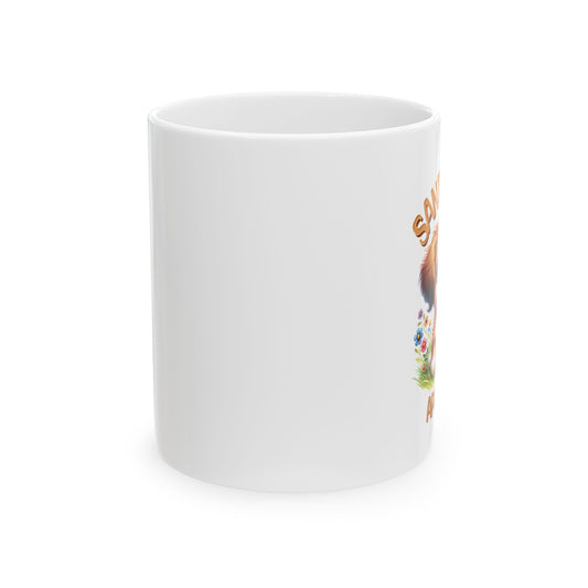 Whimsical Ceramic Mug - Perfect Gift for Animal Lovers and Garden Enthusiasts