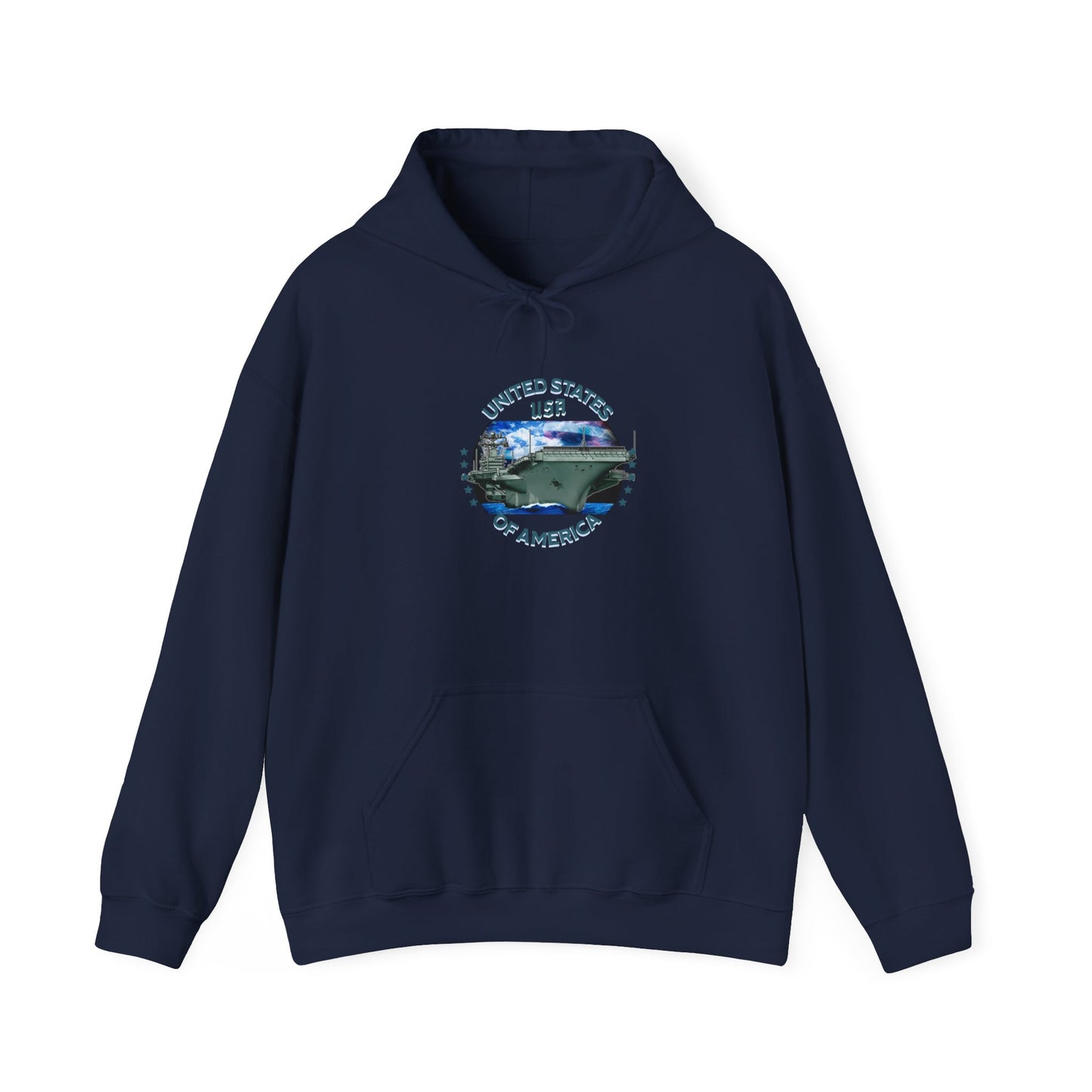 USA Vintage Graphic Unisex Hoodie - Perfect for Travel Enthusiasts