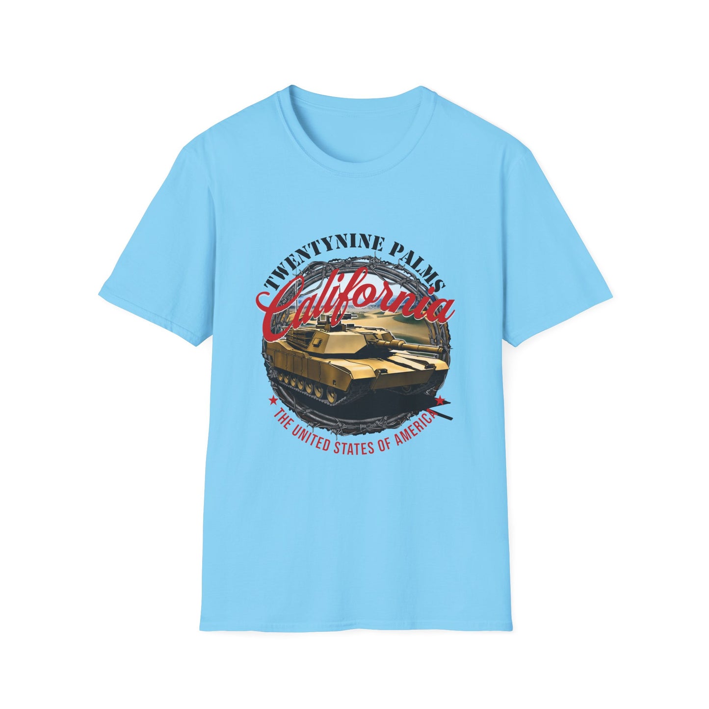 Unisex California Twentynine Palms T-Shirt | Vintage Military Style Graphic Tee