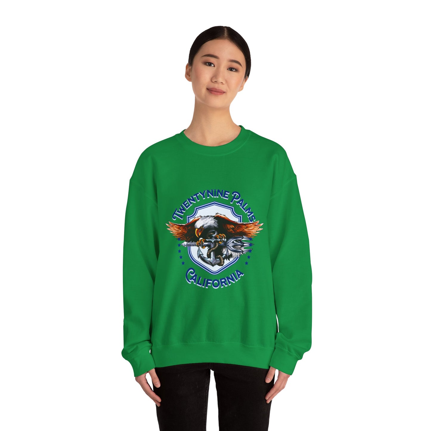 TwentyNine Palms California Eagle Sweatshirt - Unisex Heavy Blend™ Crewneck