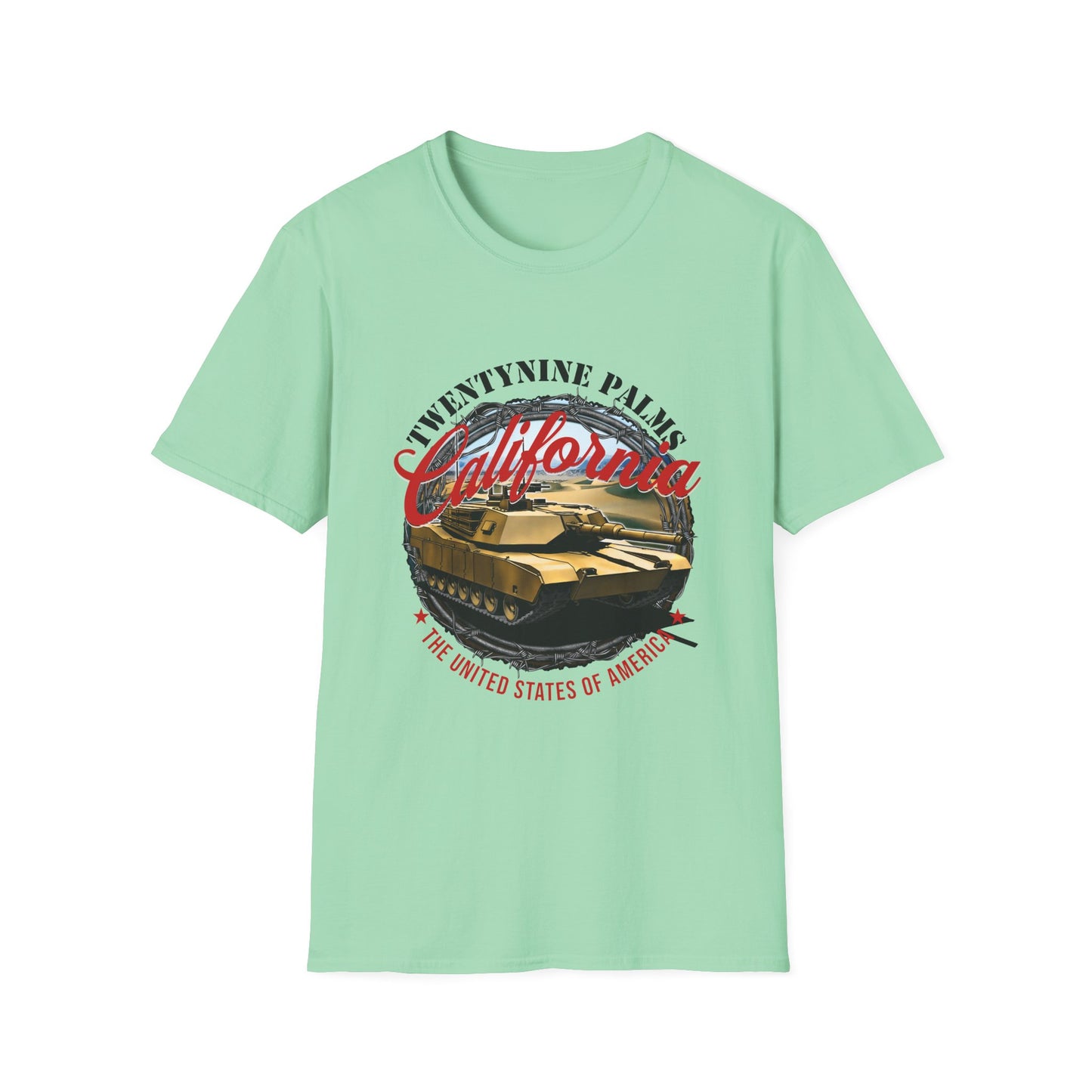 Unisex California Twentynine Palms T-Shirt | Vintage Military Style Graphic Tee