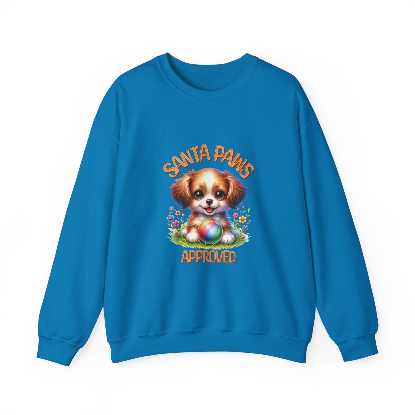 Santa Paws Approved Unisex Crewneck Sweatshirt - Cozy Holiday Wear for Dog Lovers