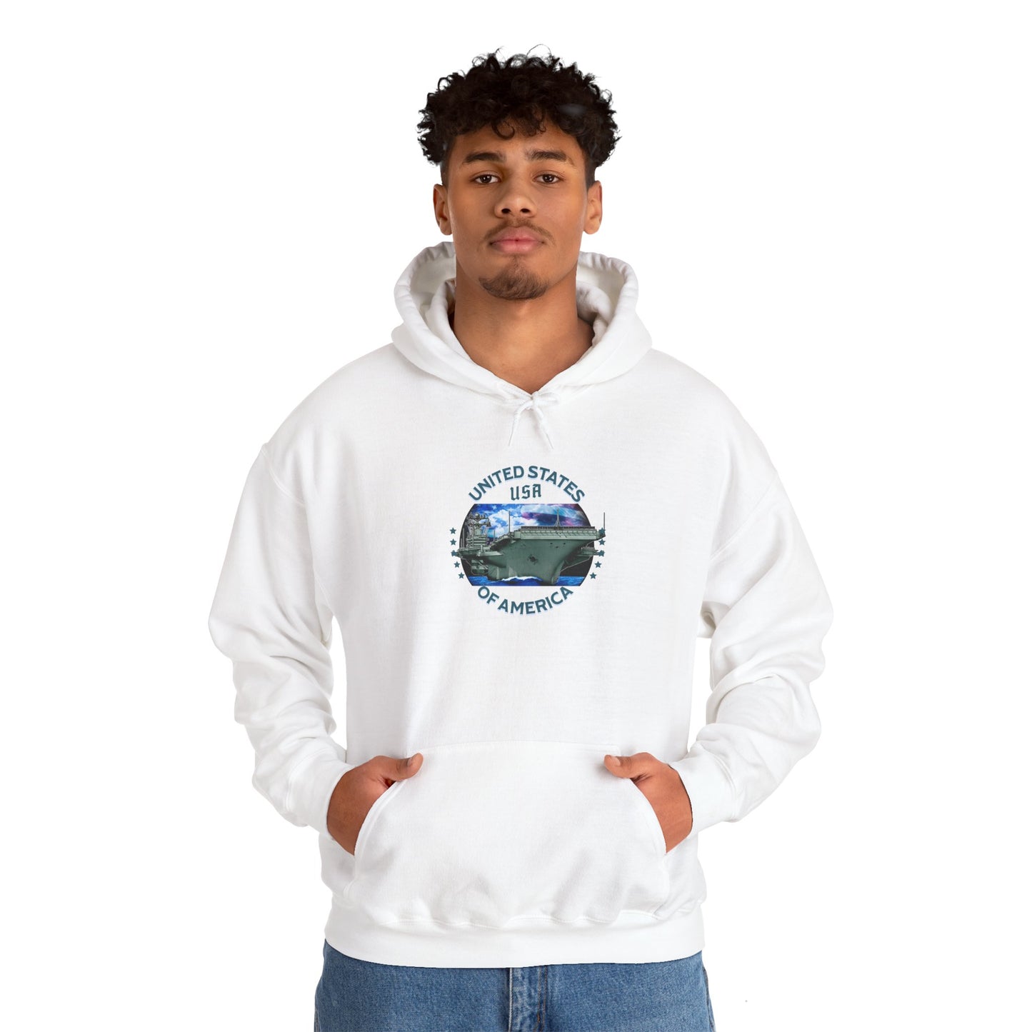 USA Vintage Graphic Unisex Hoodie - Perfect for Travel Enthusiasts