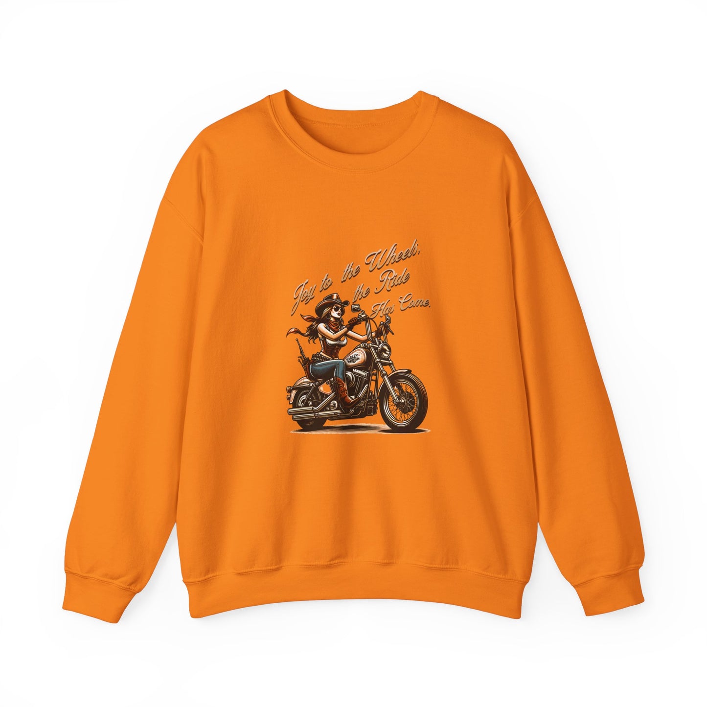 Just Ride Unisex Heavy Blend Crewneck Sweatshirt - Motorcycle Lover Gift