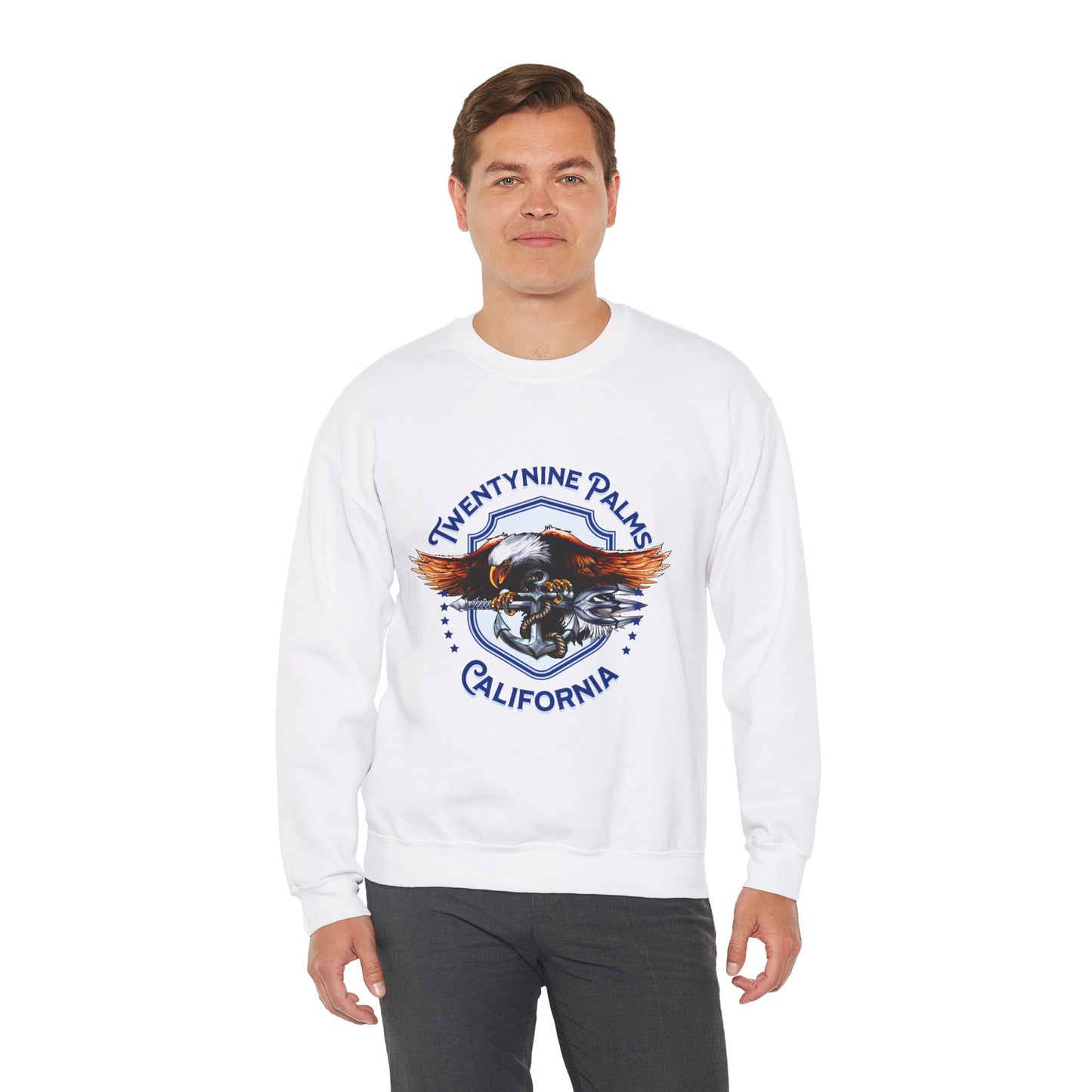 TwentyNine Palms California Eagle Sweatshirt - Unisex Heavy Blend™ Crewneck