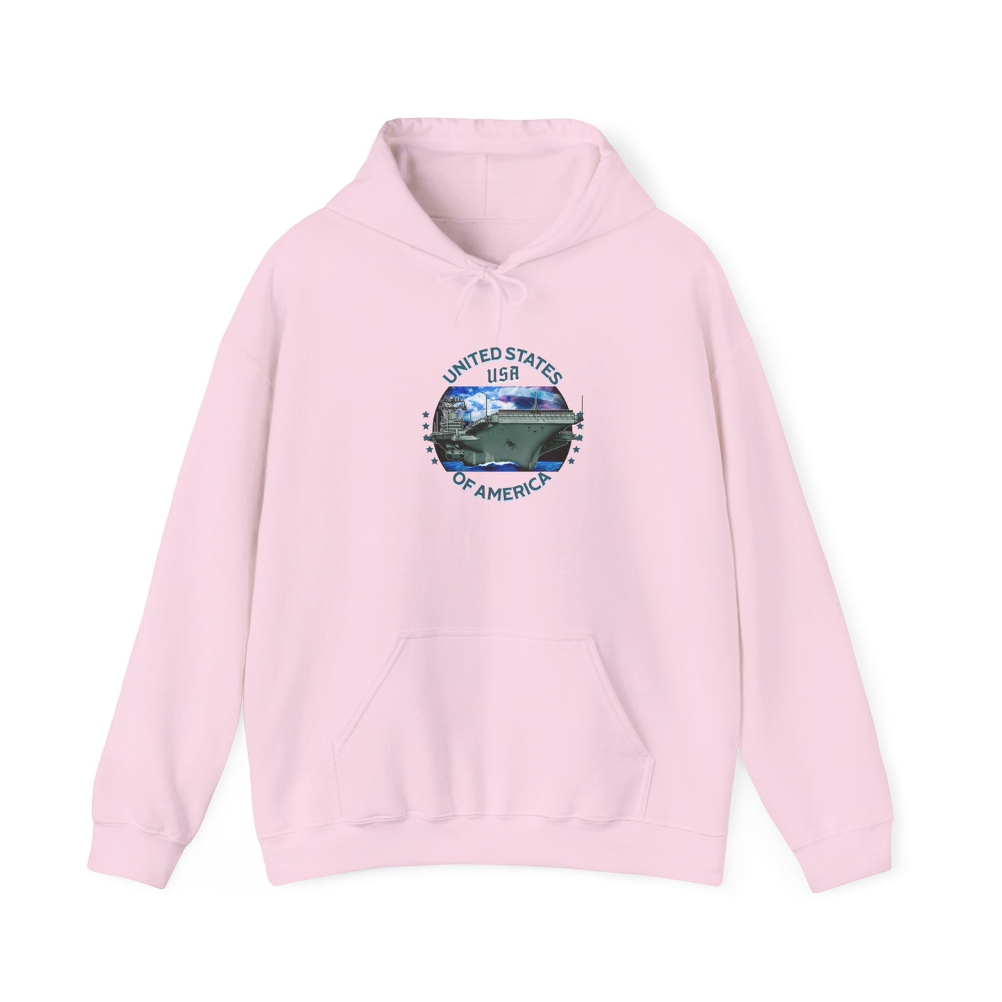 USA Vintage Graphic Unisex Hoodie - Perfect for Travel Enthusiasts