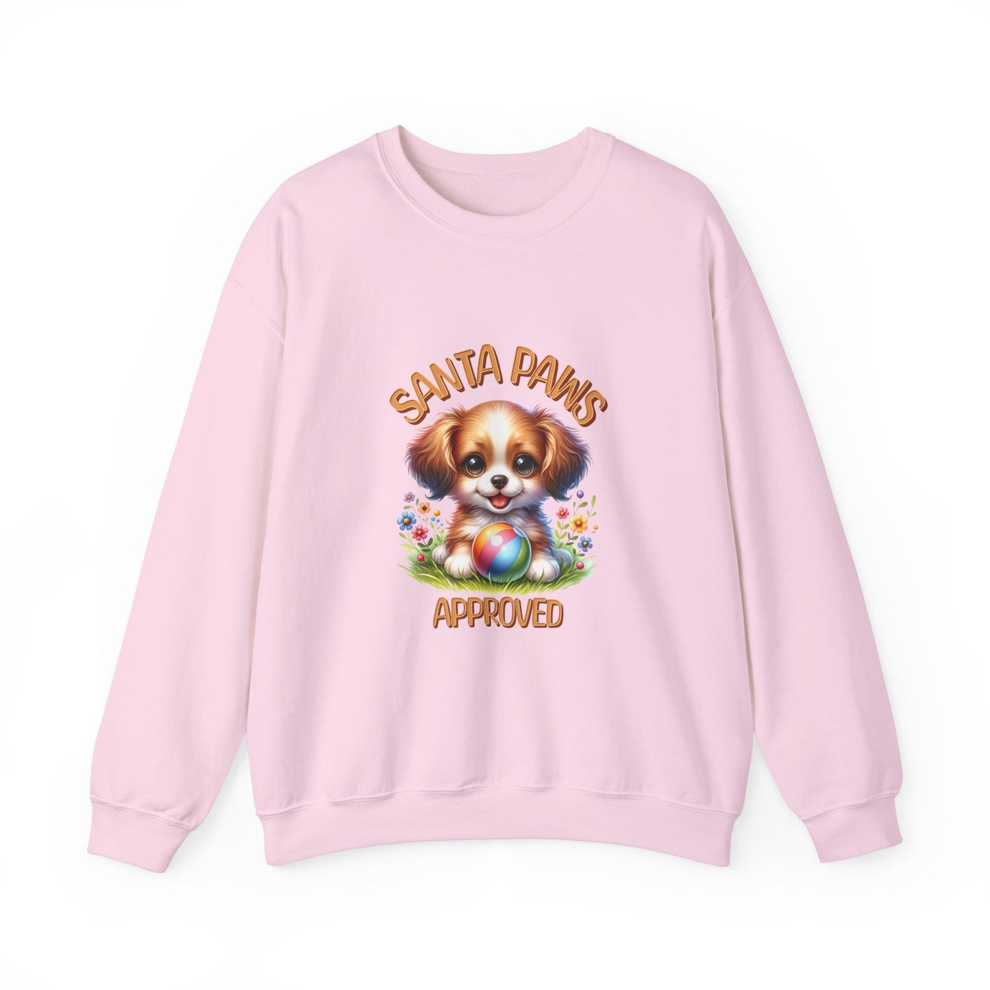 Santa Paws Approved Unisex Crewneck Sweatshirt - Cozy Holiday Wear for Dog Lovers