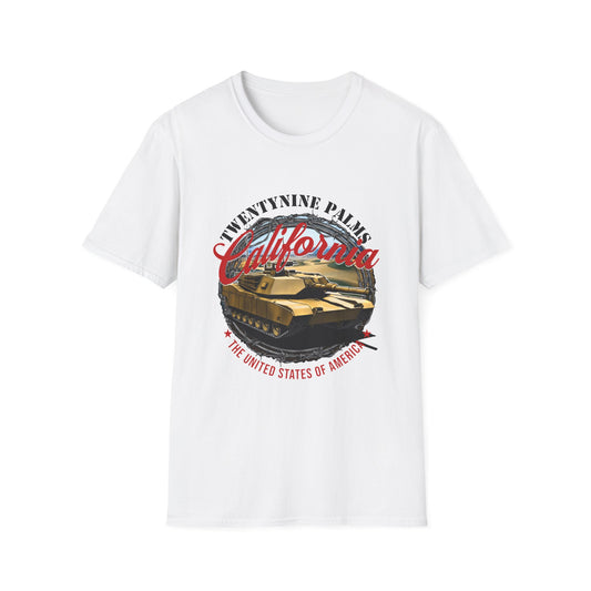 Unisex California Twentynine Palms T-Shirt | Vintage Military Style Graphic Tee