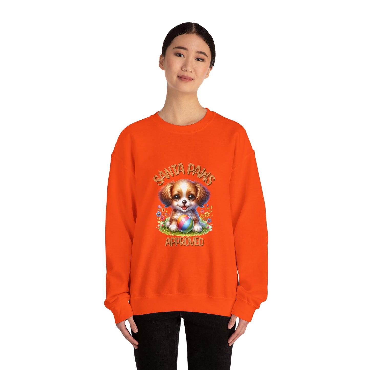 Santa Paws Approved Unisex Crewneck Sweatshirt - Cozy Holiday Wear for Dog Lovers