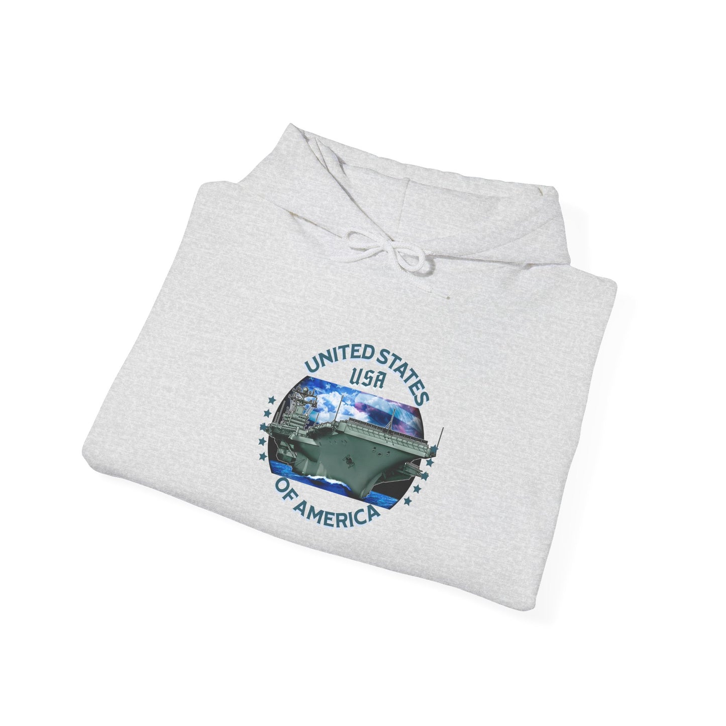 USA Vintage Graphic Unisex Hoodie - Perfect for Travel Enthusiasts